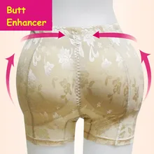Sexy Padded Panty For Woman Knickers Plump Buttock Hip Up Lift Butt Enhancer Underwear Pads Black Nude Shaping Panties