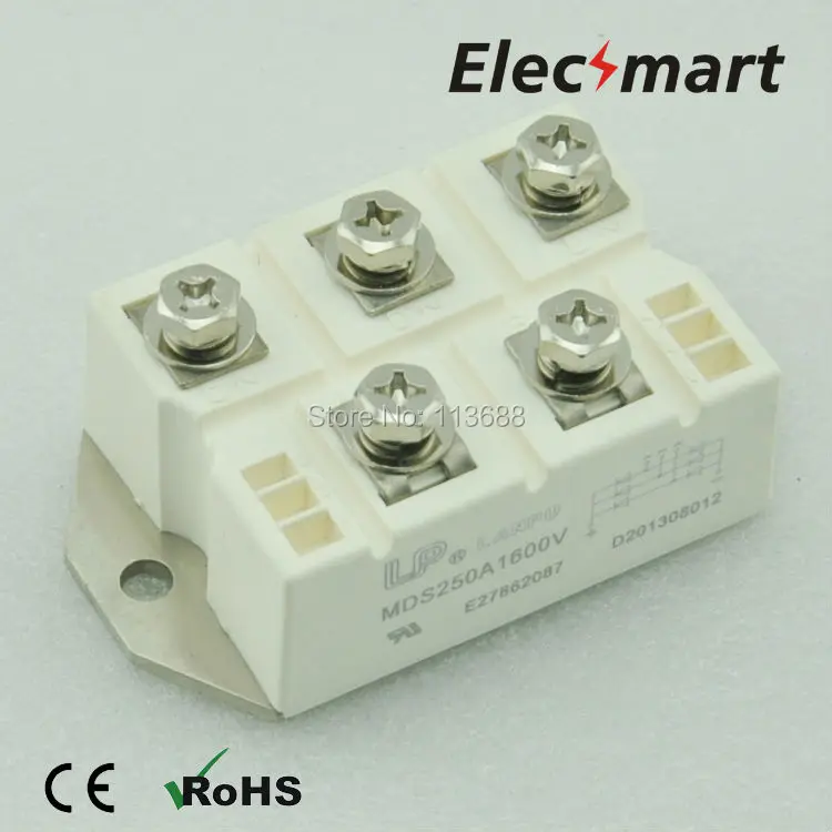 

LP Type Three Phase BRIDGE RECTIFIER MODULE MDS250A 1600V