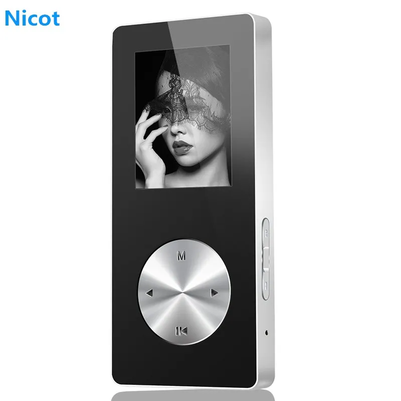 

NICOT Bluetooth MP4 Player 4G 8G 16G Metal Hifi Music Sport Mini Walkman Player MP4 With Speaker Support TF Card FM Recorder O5