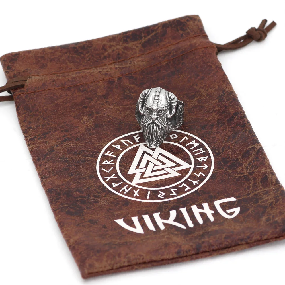 Скандинавский Викинг амулет odin Thor Hammer Mjolnir кольцо из нержавеющей стали с
