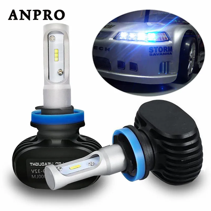 2 шт. 9005 HB3 9006 HB4 H11 H4 H7 Led H1 авто фары S1 N1 50 Вт 8000LM 6000 К автомобильная лампа все в одном