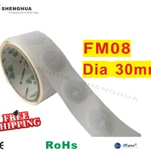 1000 шт./упак. ISO15693 NFC 13,56 мГц RFID ISO1443A HF NFC Bluetooth тег Беспроводной