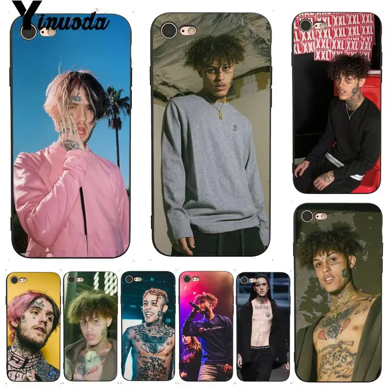 

Yinuoda For iphone 7 6 X Case Lil Skies Lil Peep Lovely Phone Accessories Case for iPhone X 6 7 6s 7plus 8 8Plus 5 XS XR