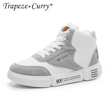 

New listing hot sale Autumn And Winter women PU Plus velvet Keep warm running shoes sports shoes T8882