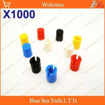 

Good Quality 1000Pcs Tactile Push Button Switch Cap,button Cap Seven Color,Fit 5.8*5.8mm,6*6*7.3mm button switch