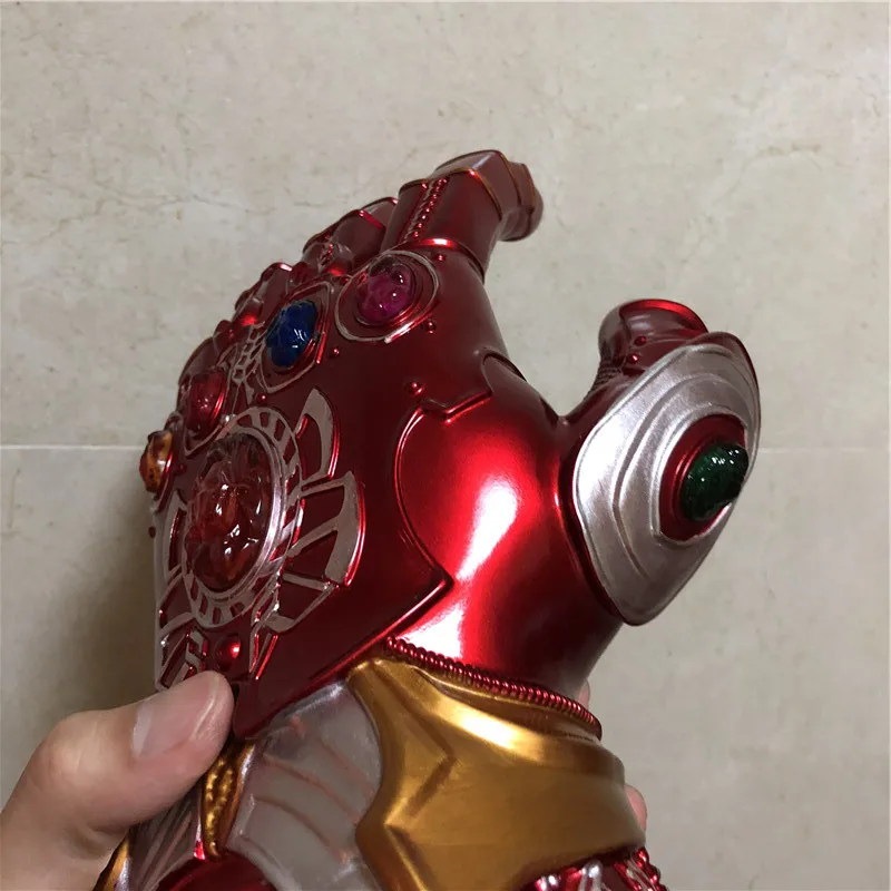 Военная перчатка светодиодный светильник фигурка косплей перчатки Таноса светодиодный светильник реквизит Хэллоуин Детский подарок
