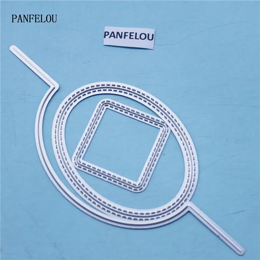 

PANFELOU Metal craft Semicircular combination paper die cutting dies for Scrapbooking/DIY Christmas Halloween Greeting cards