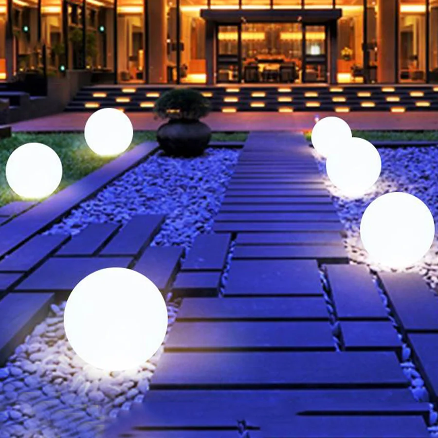 Перезаряжаемый пульт дистанционного управления RGB красочный светодиодный плавающий шар с подсветкой светильник для бассейна IP68 уличный садовый светильник
