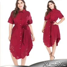 Большие размеры 5XL Blusas Mujer De Moda 2019 Лето Красный abaya Дубай кимоно длинный кардиган Женские топы и блузки рубашки одежда(China)