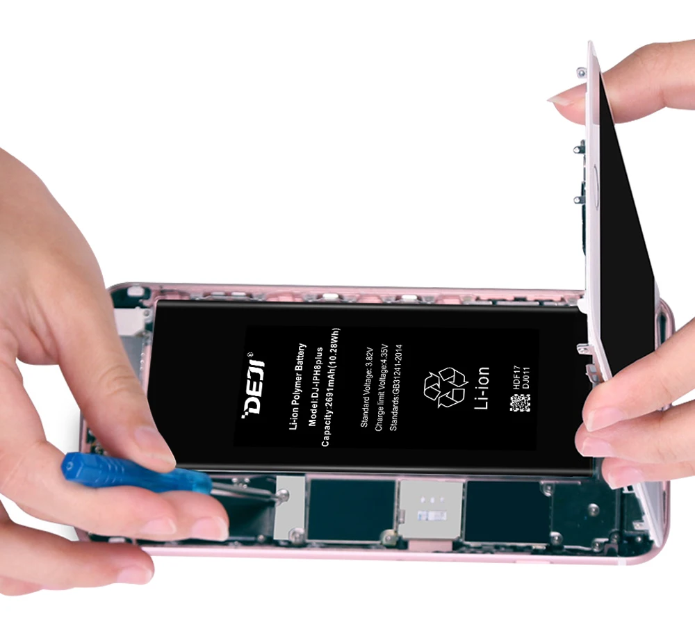 Батарея Deji для iPhone 8 Plus 8 Plus 8 P Apple iPhone8 Plus литий-полимерная батарея 2691 мАч+ инструменты для Apple iPhone 8 Plus 8 P батареи