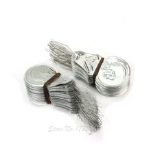 100x argent ton fil boucle bricolage aiguille enfileur point Insertion main Machine à coudre outil AA7408(China)