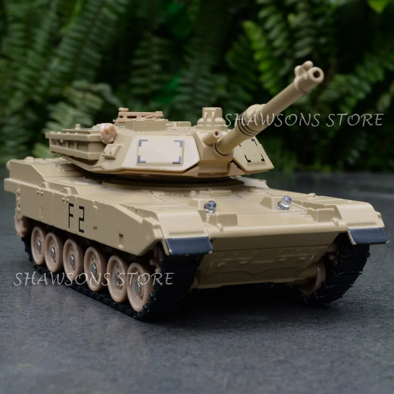 

Diecast Metal Military Tank Model Toys 1:48 Abrams M1A2 Replica with Sound & LIght