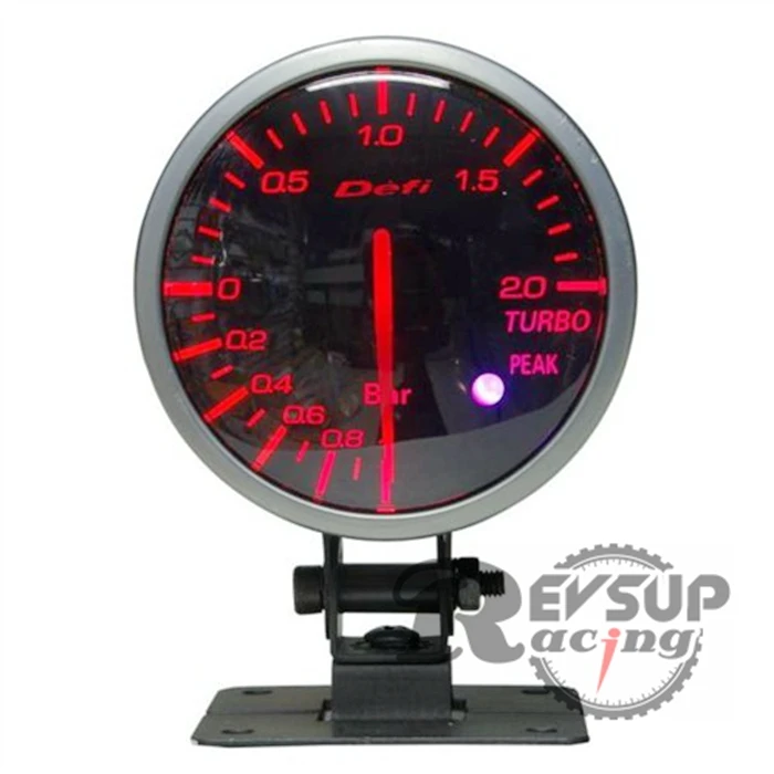 Buy 60mm White/Red Light DEFI BF Turbo Pressure Gauge