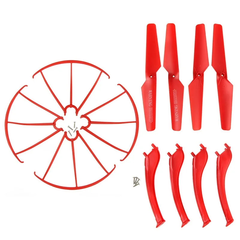 

SYMA X5S X5SC X5SW parts 1set Propeller Blade +1set Propeller Guard Protectors Frame +1set landing skid