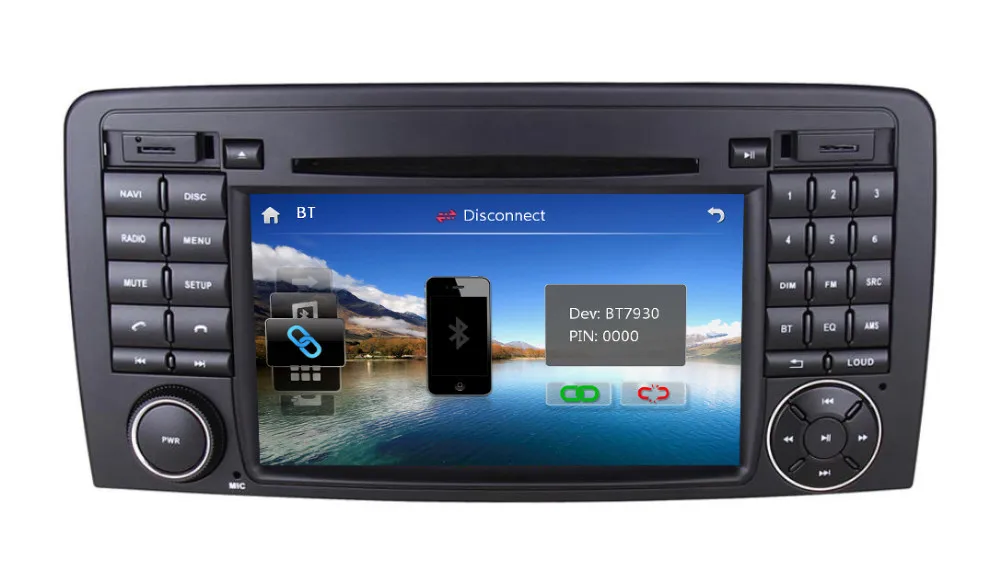 Flash Deal 2 DIN 7" Car DVD For Mercedes Benz R CLASS W251 R280 R300 R320 R350 R500 With GPS Navigation Stereo Radio Headunit Bluetooth+map 4
