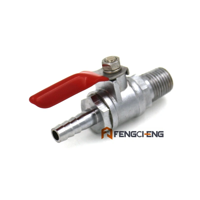 

Shutoff Valve w/ Check Valve - 1/4" Barb, Homebrew CO2 Distributor/Manifold/Regulator part, Brewer Valve