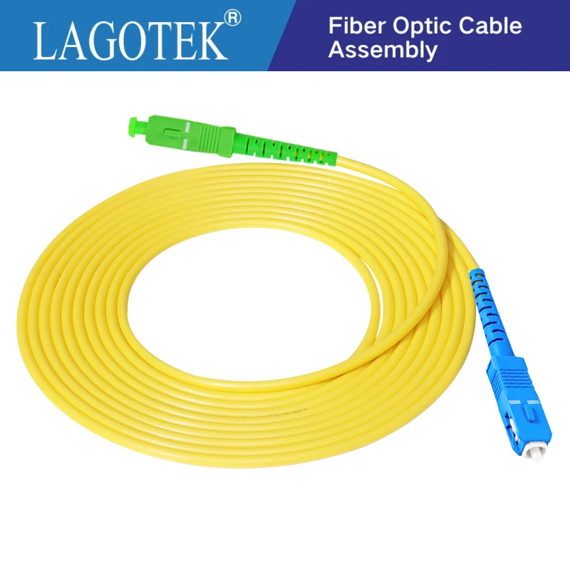 

10PCS/bag SC APC-SC UPC 3M Simplex mode fiber optic patch cord Cable 2.0mm or 3.0mm FTTH fiber optic jumper cable free shipping