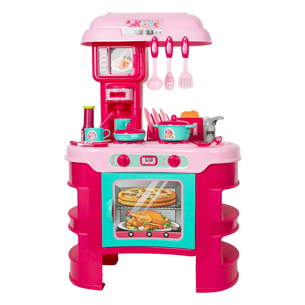 Pretend Play Kitchen Toys for Children Miniature Kitchen Toy Set