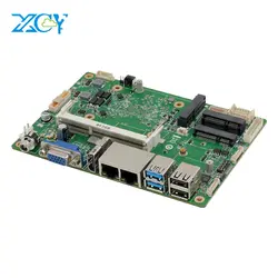 XCY Intel Core i7 5500u встроенный Промышленная материнская плата ПК Dual NIC HDMI VGA 8xusb мини PCI-E Wi-Fi mSATA SATA 4G LTE sim-карты