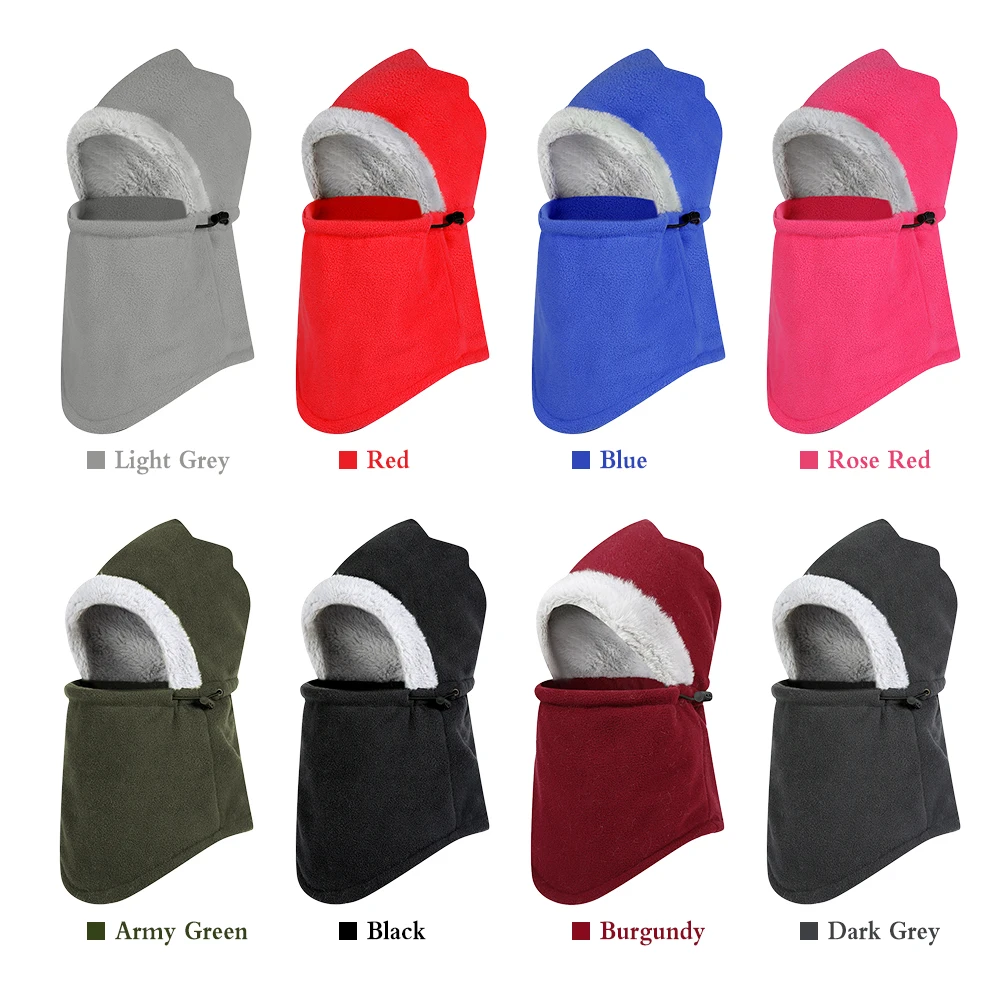 Мужская и женская ветрозащитная Лыжная маска для лица Balaclavas шапка с капюшоном