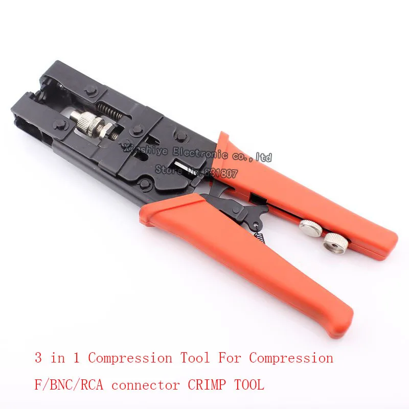 3 in 1 Compression Tool BNC//RCA CRIMP TOOL RG59//RG6