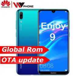 Huawei Enjoy 9 Y7 2019 6,26 дюйма 1520*720P мобильный телефон Snapdragon 450 Восьмиядерный двойной задний AI камера 4000 мАч