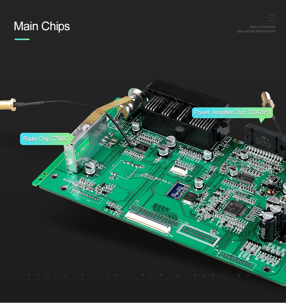 Discount uniway AHG7071 2G+32G android 9.0 car dvd for toyota avensis hilux old camry RAV4 car radio gps navigatrion 3