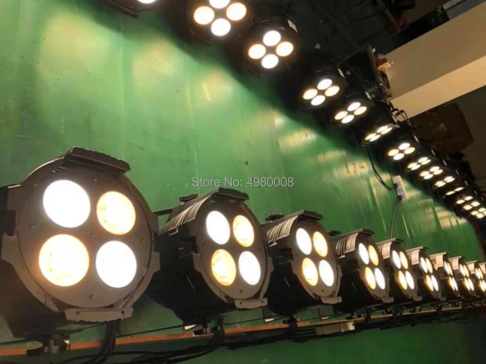 Luzes do Ponto Quente plus Branco Iluminação de Palco w de Som e auto e dmx512 200 w Cob Led Par Luz Projector e projetor Branco Frio e 4x50 Cob Levou 8 200W COB LED Par Luz ProjectorProjetor Luzes
