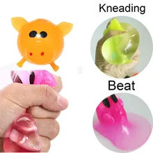 1 шт. мягкий медовый персик вентиляционная игрушка Smash Squeeze Kawaii Детская Игрушка антистресс декомпрессия Splat маленький шар для детей свинка игрушки K0305