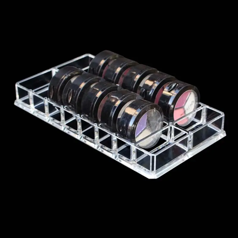 New Clear Acrylic 16 Grids Makeup Organizer Makeup Powder Storage Box Lipstick Makeup Tools Eye Shadow Case Jewelry Cosmetic Box New Clear Acrylic 16 Grids Makeup Organizer Makeup Powder Storage Box Lipstick Makeup Tools Eye Shadow Case Jewelry Cosmetic Box