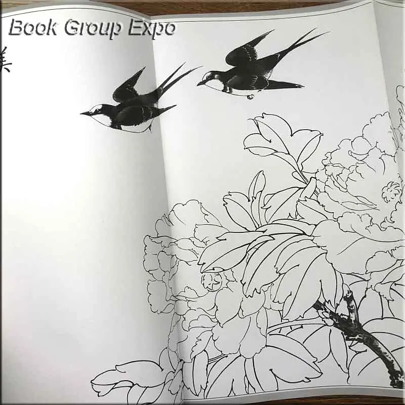 Баннер birds'twitter и аромат цветов практические Рисунок Живопись книги