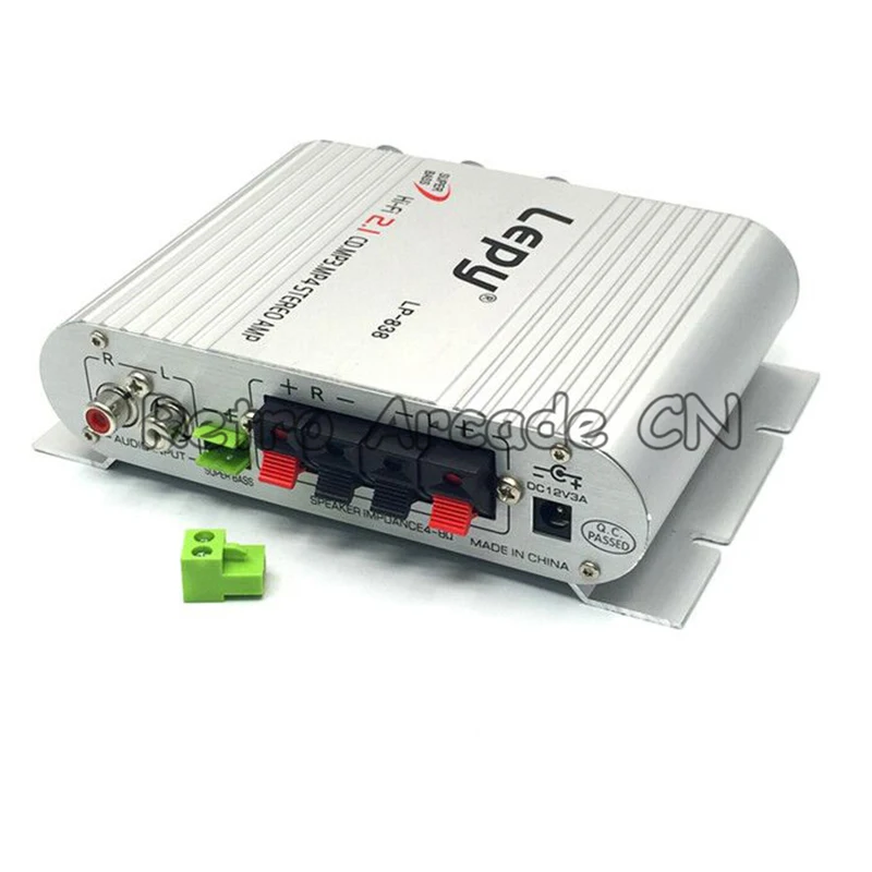 

Free shipping Stereo Amplifier LP838 HIFI digital power amplifier for Coin operator arcade game cabinet machine DVD MP3 player