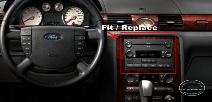 Sale Liandlee For Ford 500 2005~2007 2 din Car Android GPS Navi Navigation Radio TV CD DVD Player Audio Video Stereo OBD2 1