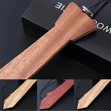 Экологически галстук из натурального дерева для мужские Бизнес из дерева ручной работы, для свадьбы рубашка джентльмена Bowknots Галстуки