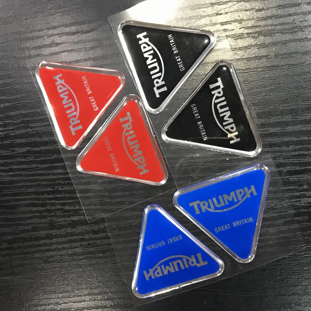Трехмерная наклейка с логотипом Triumph|Наклейки и стикеры| |