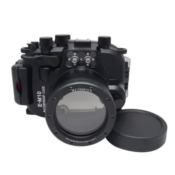 

Mcoplus Up To 40 Meters(130ft) Underwater Case Camera Housing Diving Bag For Olympus E-M10 EM10 14mm- 42mm Lens IPX8