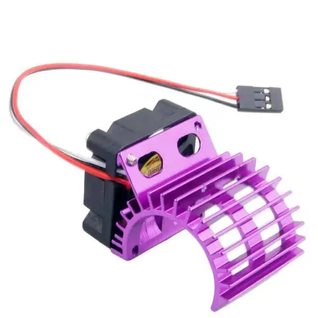 5 цветов RC HSP Alum 380 390 мотор теплоотвод DC 7 2 V Бесщеточный вентилятор для 1:16