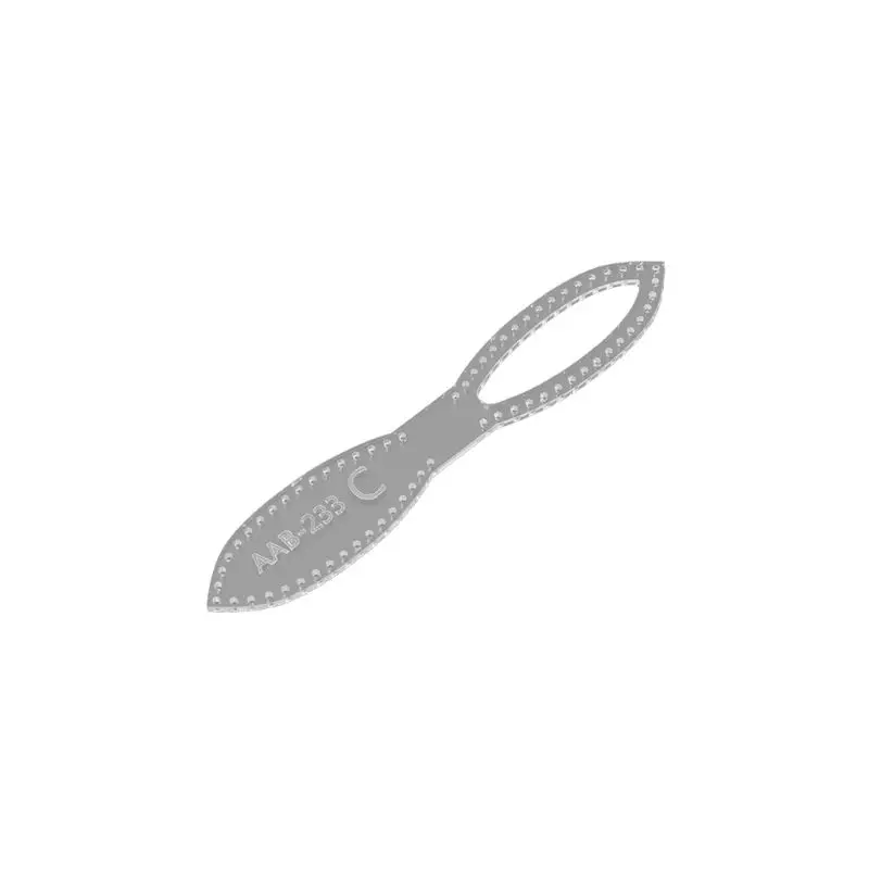 C Акриловый трафарет, сделай сам, кожа, ручная работа, цепочка для ключей, брелок, узор, пряжка, шаблон для шитья, инструменты для творчества - Цвет: C