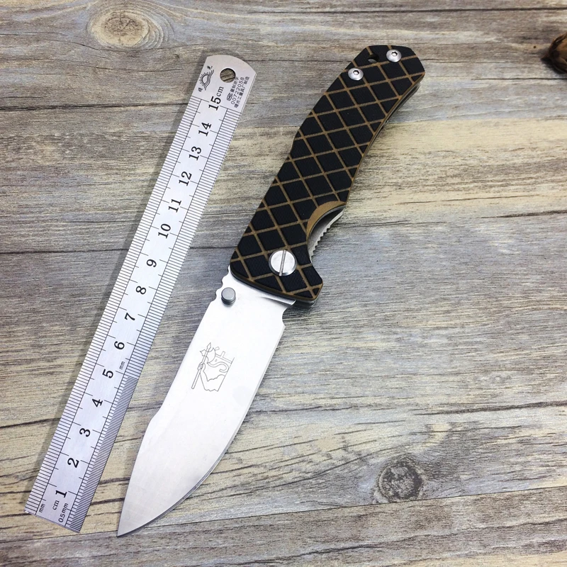 New tomahawk Folding Knife,7Cr17Mov Blade G10 Tactical Pocket Knife