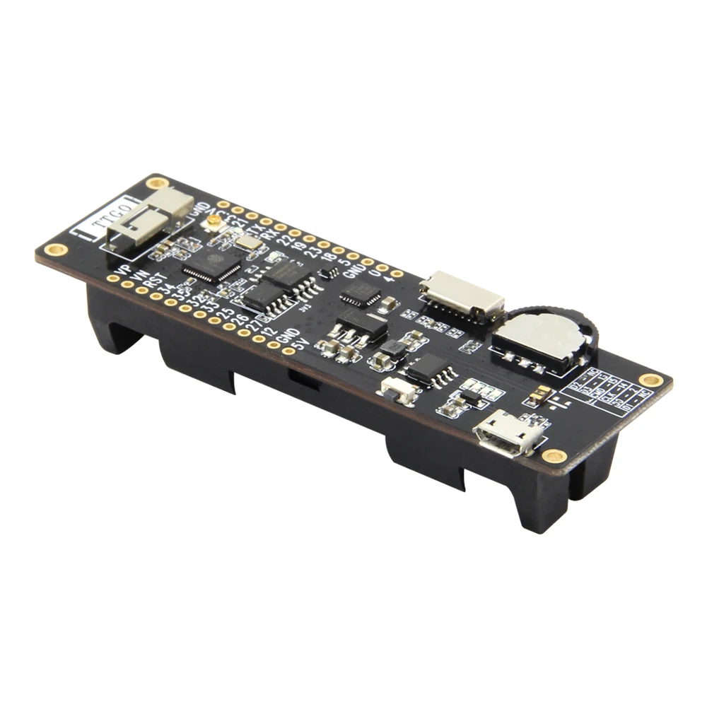 TTGO ESP32 WiFi Bluetooth 18650 soporte de Bateria módulo de asiento 2A плавкий 4 МБ SPI Flash 4 Мб Psram