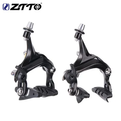 

ZTTO high quality bicycle brake racing road bike double pivot brake aluminum side tension caliper front and rear brake pads