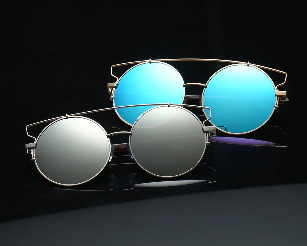 Женская оправа резиновые очки анти-УФ металлическая морская пленка походные очки Модные очки ретро унисекс очки для альпинизма