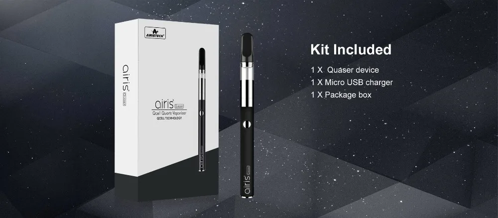 Original AIRISTECH Airis Quaser Wax Vape Pen Kit Qcell Quartz Coil Dab starter Vaporizer Variable Voltage Kit VS Smok minifit (5)
