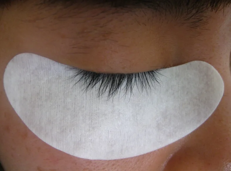 5 Pairs Lint Free Silk Eye Patch Eyelash Extensions Tool Supply Medical