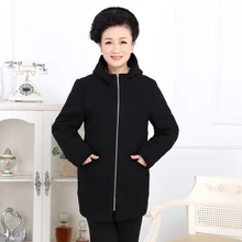 Новое поступление, зимнее шерстяное пальто среднего возраста, плюс удобрение, чтобы увеличить специальное PH8009