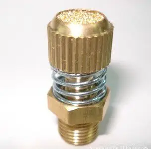 Details about   Brass Exhaust Muffler 3/8" PT Male Thread Bronze Muffler w Brass Body Flat 2pcs 