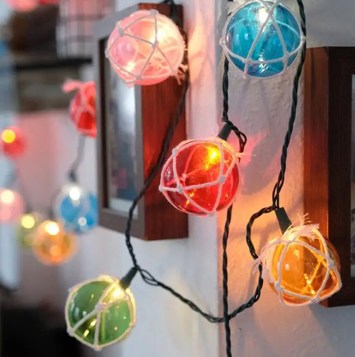

3m 20 LED LED colorful ball color Lights Festival home room string light decoration lamp