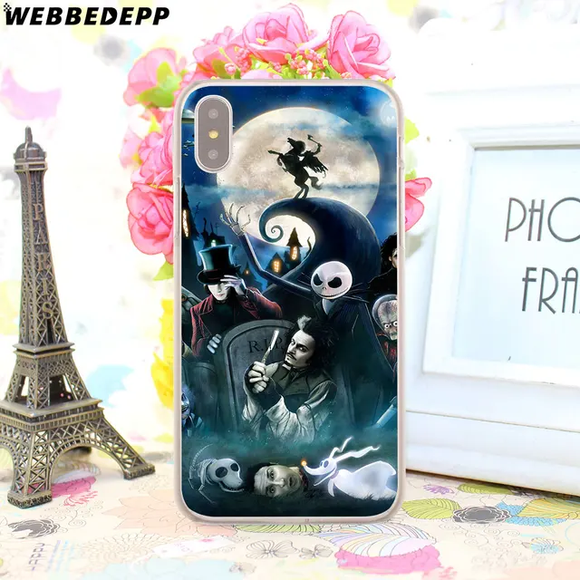WEBBEDEPP Nightmare Before Christmas Sally Jack Hard Phone Case for