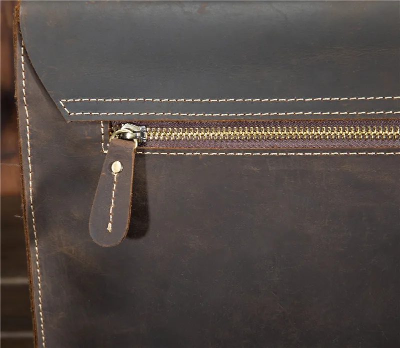 HTB1GyhDbl 85uJjSZPfq6Ap0FXaC Top Grade Male Men's Vintage Real Crazy Horse Leather Briefcase Messenger Shoulder Portfolio Laptop Bag Case Office Handbag 1061