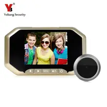 Yobang Security 3.5″ LCD Screen Peephole Door Viewer Camera DVR Camera Video door Eye Home Door Bell Eye With IR Night Vision